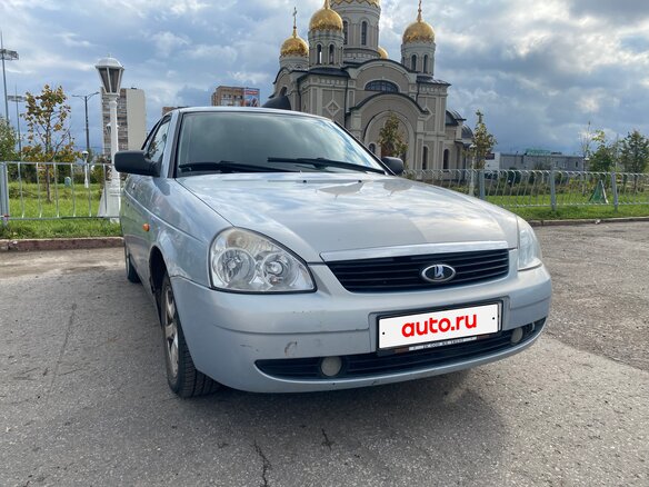 2007 Lada (ВАЗ) Priora I, серебристый, 250000 рублей