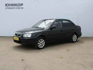 2008 Hyundai Accent ТагАЗ II, чёрный, 259000 рублей, вид 1