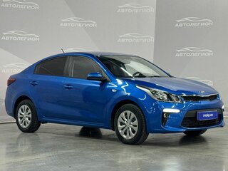 2019 Kia Rio IV, синий, 1499000 рублей, вид 4