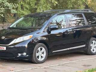 2011 Toyota Sienna III, чёрный, 1730000 рублей, вид 1