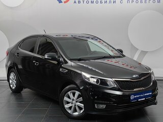2016 Kia Rio III Рестайлинг, чёрный, 1142000 рублей, вид 1