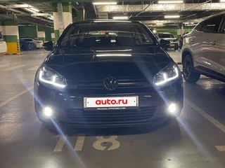 2012 Volkswagen Golf VI, чёрный, 1150000 рублей, вид 4