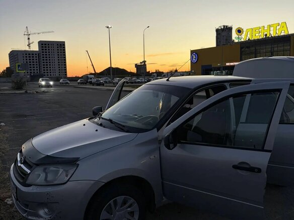 2013 Lada (ВАЗ) Granta I, серый, 280000 рублей - вид 1