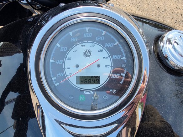 2005 Yamaha XVS1100, чёрный, 600000 рублей - вид 5