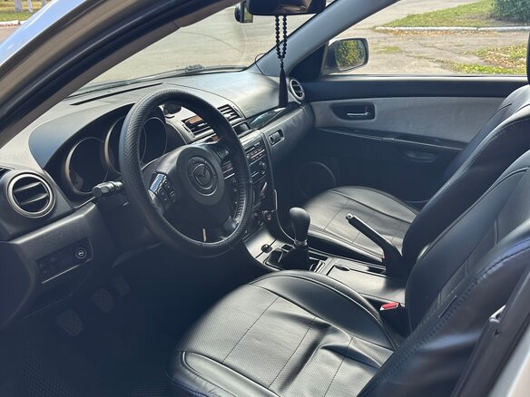 2008 Mazda 3 I (BK) Рестайлинг, серебристый, 560000 рублей - вид 6