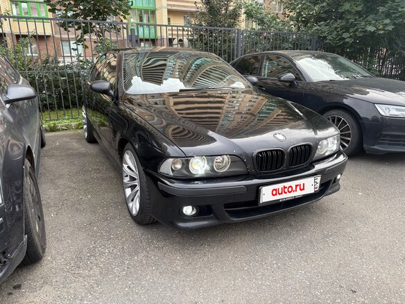 2003 BMW 5 серии 525i IV (E39) Рестайлинг, чёрный, 750000 рублей - вид 1
