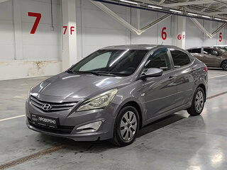 2015 Hyundai Solaris I Рестайлинг, серый, 745000 рублей, вид 1