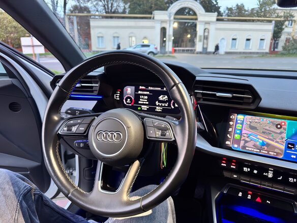 2023 Audi A3 Sportback 35 TFSI IV (8Y), белый, 2450000 рублей - вид 11
