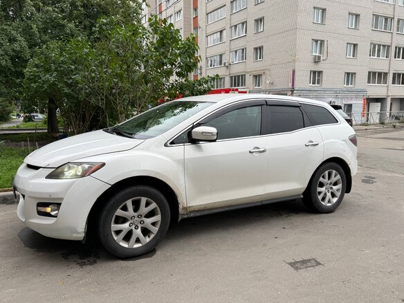 2008 Mazda CX-7 I, белый - вид 4