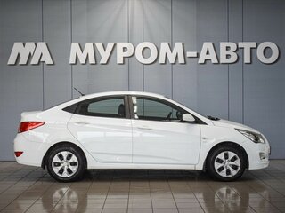 2016 Hyundai Solaris I Рестайлинг, белый, 970000 рублей, вид 5
