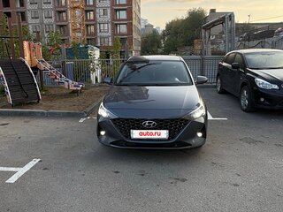 2021 Hyundai Solaris II Рестайлинг, серый, 1750000 рублей, вид 2