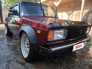 2008 Lada (ВАЗ) 2107, пурпурный, 140000 рублей, вид 1