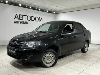 2014 Lada (ВАЗ) Granta I, чёрный, 377000 рублей, вид 1