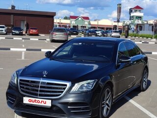 2018 Mercedes-Benz S-Класс 400 d Long VI (W222, C217) Рестайлинг, чёрный, 4200000 рублей, вид 1