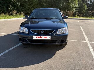 2007 Hyundai Accent ТагАЗ II, синий, 380000 рублей, вид 1