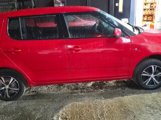 2013 Skoda Fabia II Рестайлинг, красный, 420000 рублей, вид 2