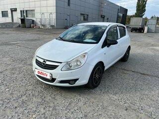 2008 Opel Corsa D, белый, 450000 рублей, вид 1