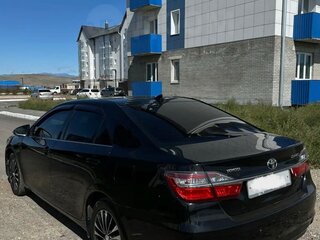 2016 Toyota Camry VII (XV50) Рестайлинг, чёрный, 1870000 рублей, вид 3