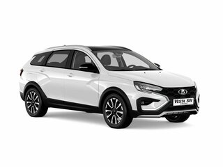 2026 Lada (ВАЗ) Vesta SW Cross I Рестайлинг (NG), белый, 2023000 рублей, вид 1