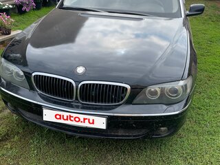 2007 BMW 7 серии 730i IV (E65/E66) Рестайлинг, чёрный, 560000 рублей, вид 3