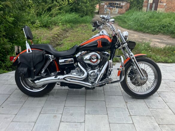 2008 Harley-Davidson Dyna Super Glide, чёрный, 830000 рублей