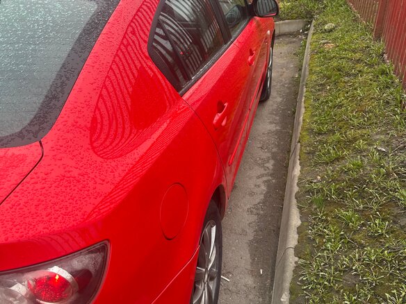 2008 Mazda 3 I (BK) Рестайлинг, красный, 350000 рублей - вид 4