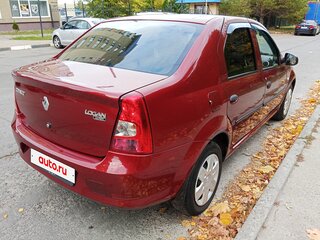 2012 Renault Logan I Рестайлинг, красный, 385000 рублей, вид 4