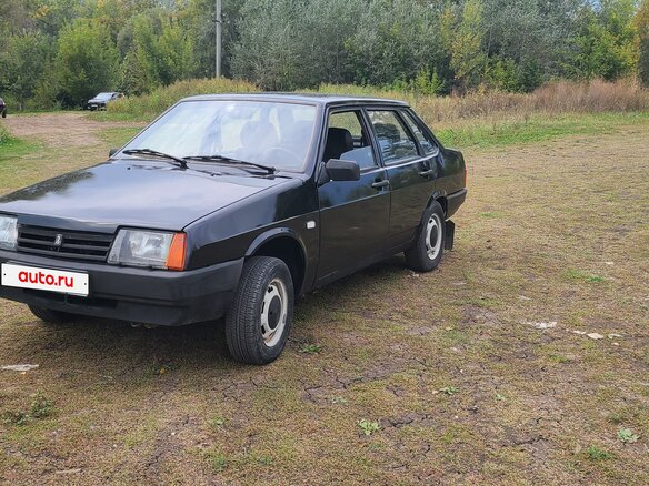 1993 Lada (ВАЗ) 21099, чёрный, 185000 рублей