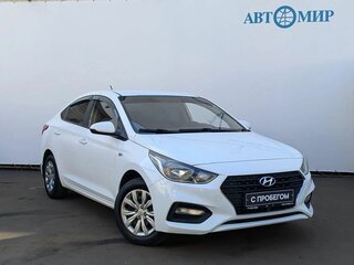 2017 Hyundai Solaris II, белый, 799000 рублей, вид 3