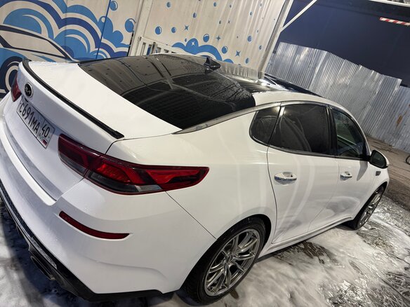 2019 Kia Optima IV Рестайлинг, белый, 1850000 рублей - вид 8