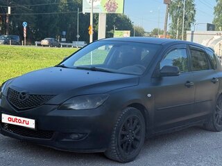2007 Mazda 3 I (BK) Рестайлинг, чёрный, 329000 рублей, вид 1