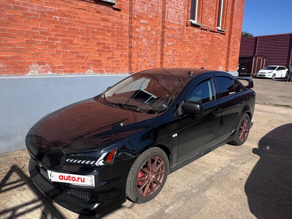 2008 Mitsubishi Lancer X, чёрный, 690000 рублей - вид 7