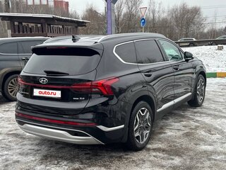 2021 Hyundai Santa Fe IV Рестайлинг, чёрный, 4100000 рублей, вид 4