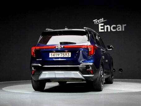 2022 Kia Seltos I Рестайлинг, синий, 2190000 рублей, вид 4