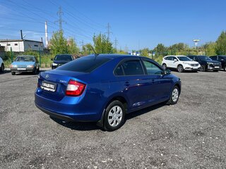 2017 Skoda Rapid I Рестайлинг, синий, 1113800 рублей, вид 5