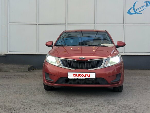 2014 Kia Rio III, красный, 888000 рублей - вид 1