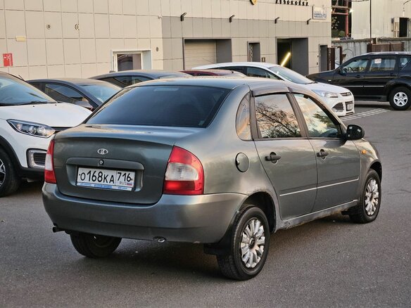 2008 Lada (ВАЗ) Kalina I, серебристый, 110000 рублей - вид 5