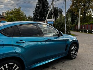 2018 BMW X6 30d II (F16), голубой, 5100000 рублей, вид 5