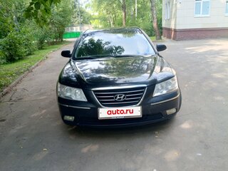 2008 Hyundai Sonata V (NF) Рестайлинг, чёрный, 650000 рублей, вид 2