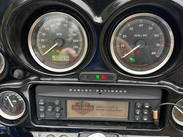 2009 Harley-Davidson Electra Glide, синий, 690000 рублей - вид 5