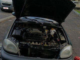 2006 Chevrolet Lanos I, чёрный, 76000 рублей, вид 2