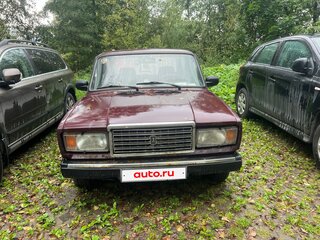 2008 Lada (ВАЗ) 2107, пурпурный, 135000 рублей, вид 2