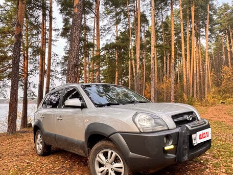 2008 Hyundai Tucson I, серебристый, 705000 рублей, вид 2