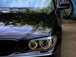 2006 BMW 7 серии 750i IV (E65/E66) Рестайлинг, синий, 1300000 рублей, вид 4