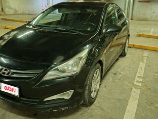 2015 Hyundai Solaris I Рестайлинг, чёрный, 600000 рублей, вид 3