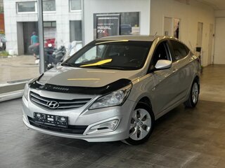 2014 Hyundai Solaris I Рестайлинг, серебристый, 728280 рублей, вид 1