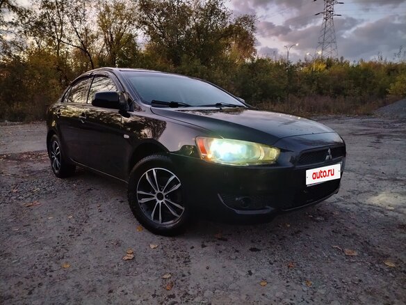 2008 Mitsubishi Lancer X, чёрный, 780000 рублей - вид 2