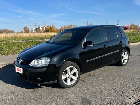 2008 Volkswagen Golf V, чёрный, 570000 рублей, вид 4