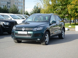 2011 Volkswagen Touareg II, зелёный, 1597890 рублей, вид 1
