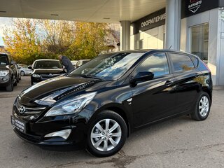2014 Hyundai Solaris I Рестайлинг, чёрный, 1075000 рублей, вид 1